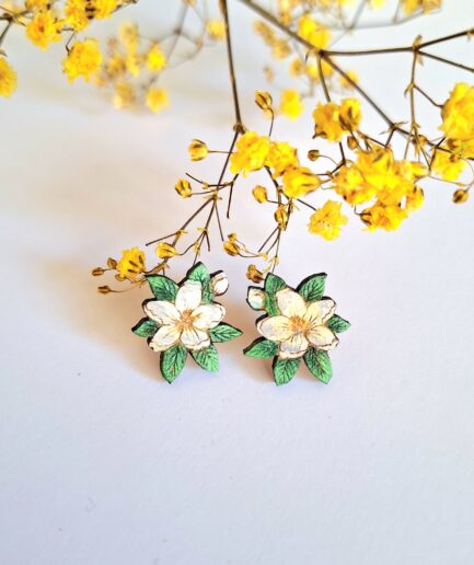 Jaśmin malowany - kolczyki